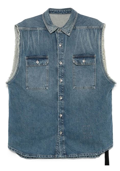 smanicato tommy jumbo uomo blu RICK OWENS DRKSHDW | DU01E3764 DWB06